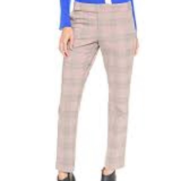 Thakoon Pants - Thakoon Plaid woven slim-leg pants